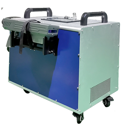 Industriële metalen producten 100W plug vliegtuig metalen lasermachine Roest laserreinigingsmachine